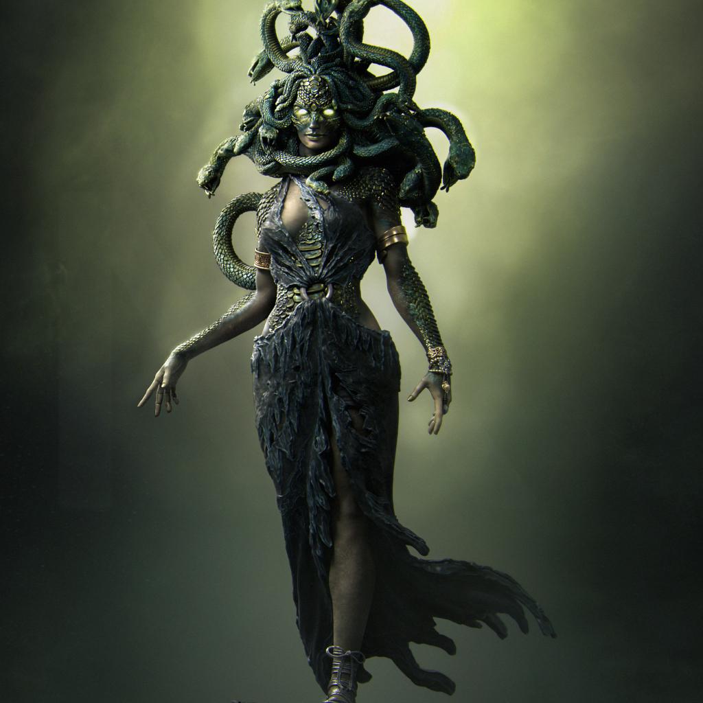 Medusa, Standalone | Aussie 3D Printed Miniatures and Terrain
