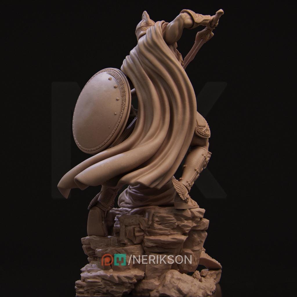 Perseus and Medusa, Statue | Aussie 3D Printed Miniatures and Terrain