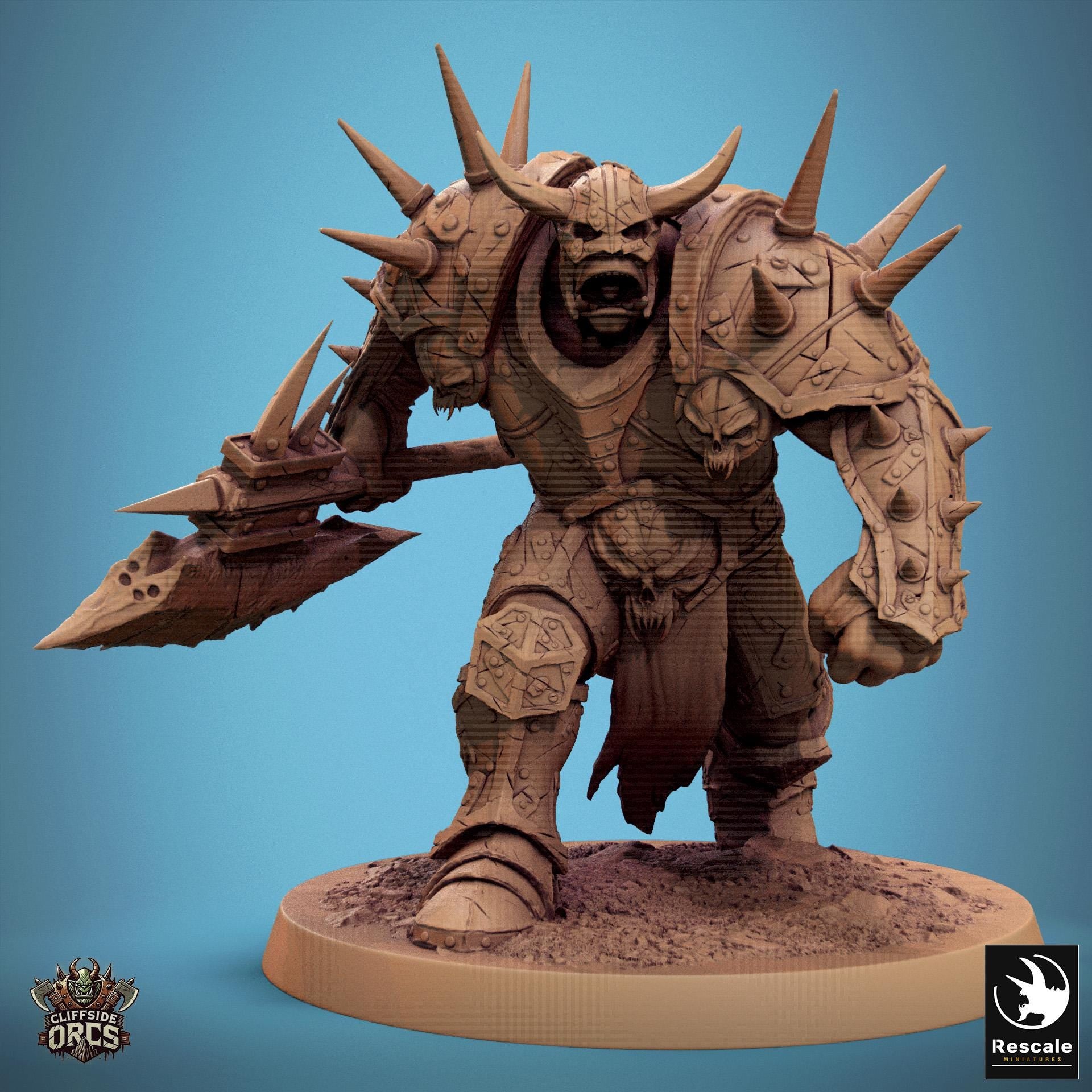 Orc Soldiers, Pack 4 | Aussie 3D Printed Miniatures and Terrain