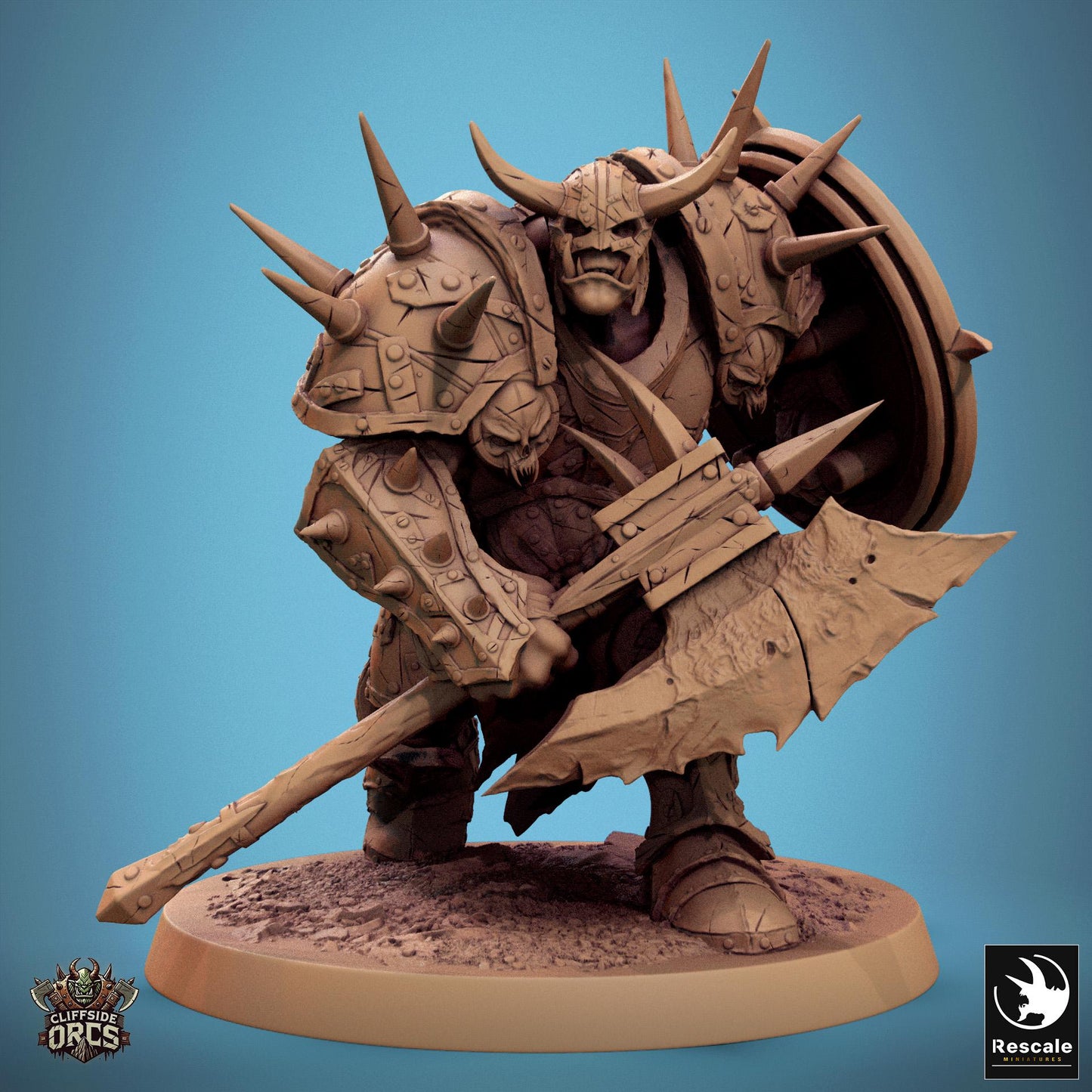 Orc Soldiers, Pack 4 | Aussie 3D Printed Miniatures and Terrain