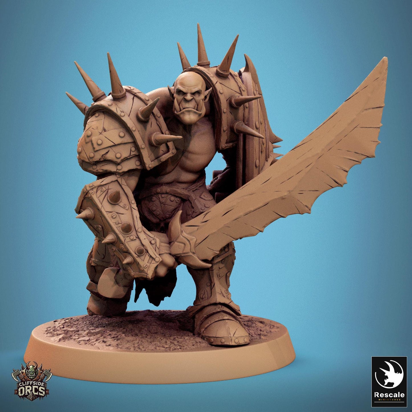 Orc Soldiers, Pack 4 | Aussie 3D Printed Miniatures and Terrain