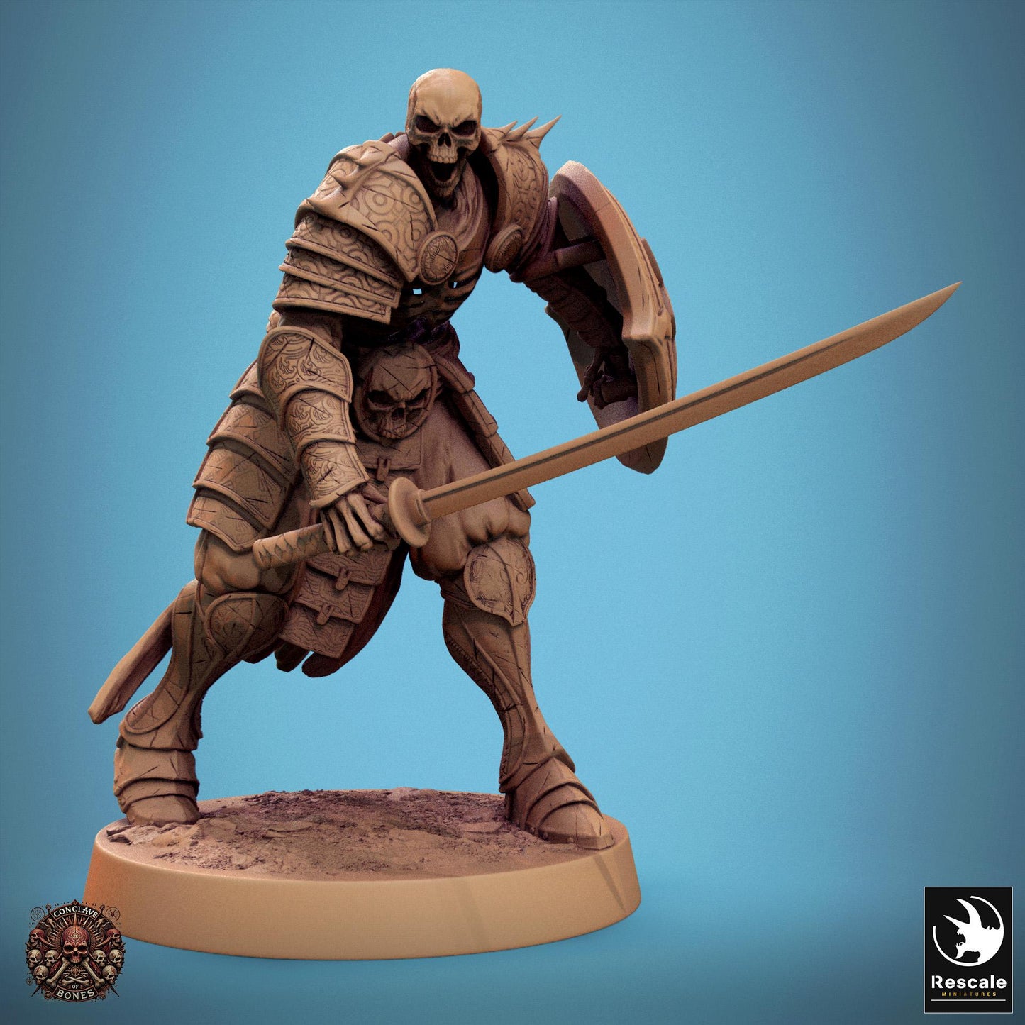 Oriental Skeletons, Pack 1 | Aussie 3D Printed Miniatures and Terrain