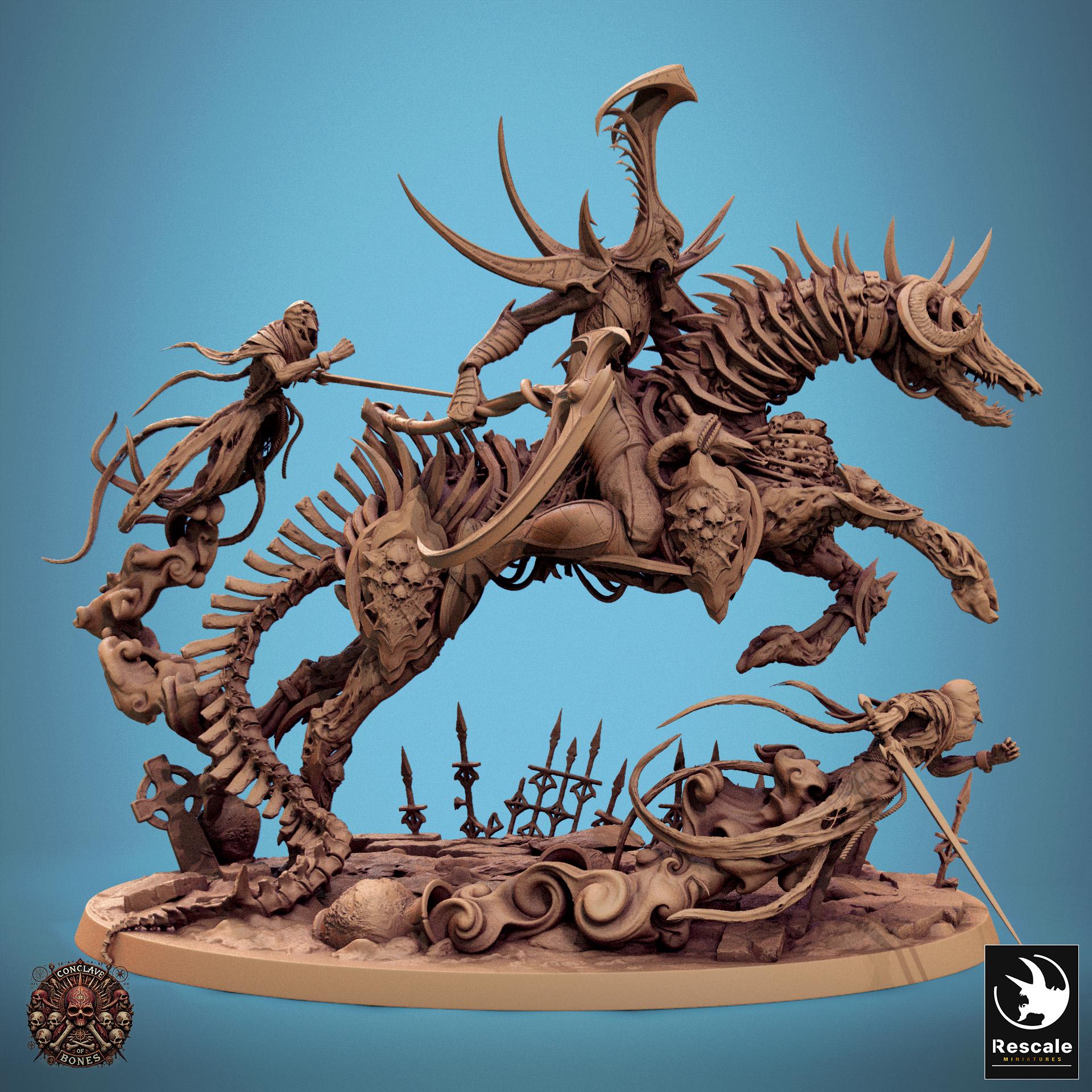 Velkaren Wraith Rider | Aussie 3D Printed Miniatures and Terrain