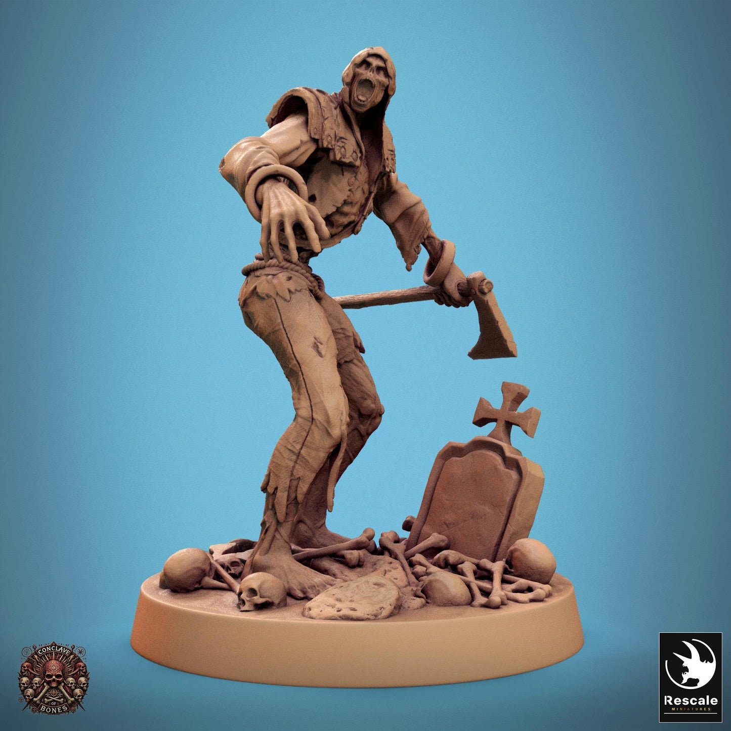 Zombies, Pack 2 | Aussie 3D Printed Miniatures and Terrain