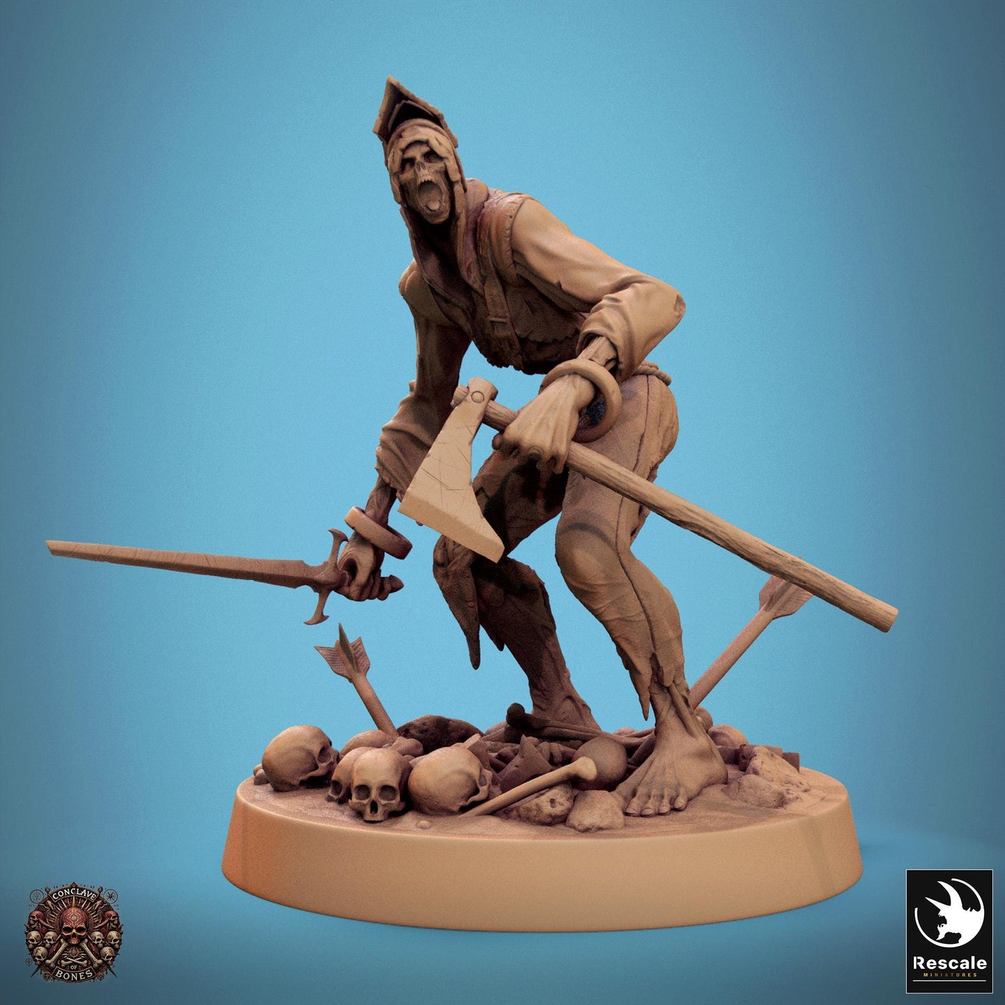 Zombies, Pack 3 | Aussie 3D Printed Miniatures and Terrain