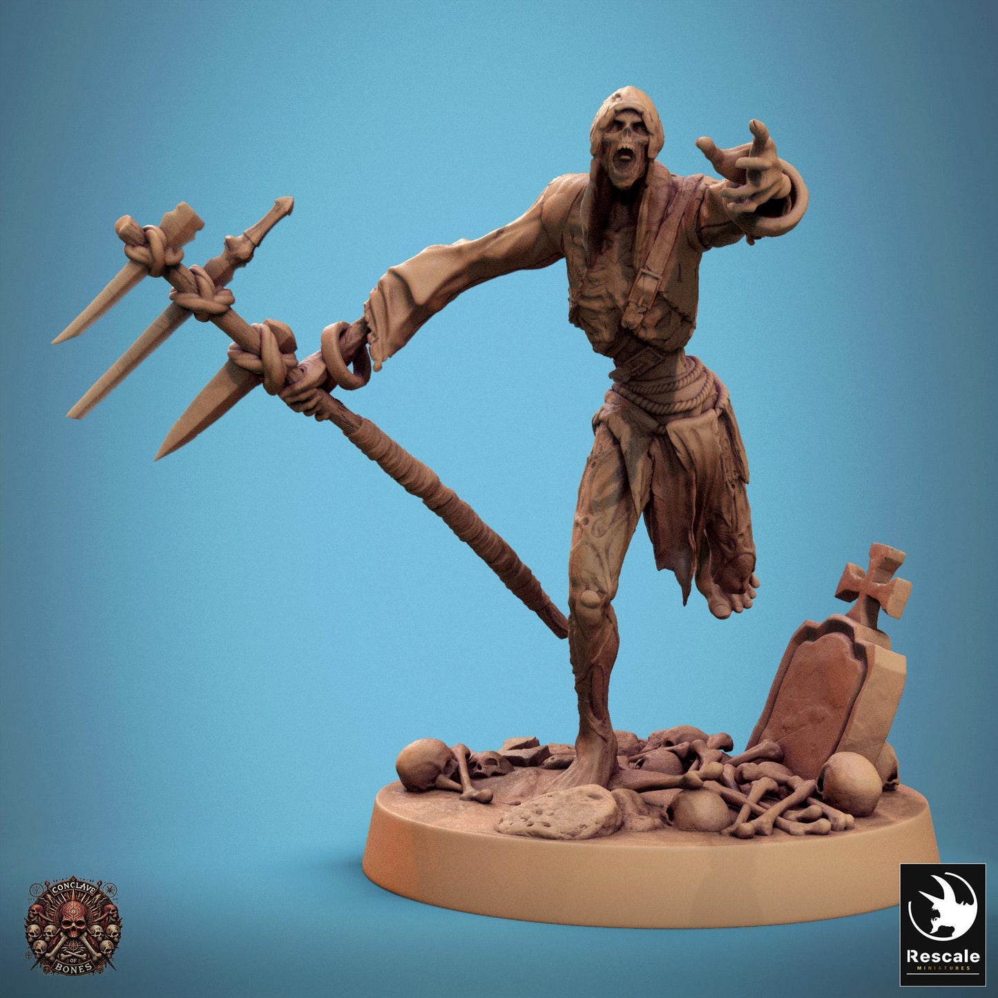 Zombies, Pack 4 | Aussie 3D Printed Miniatures and Terrain