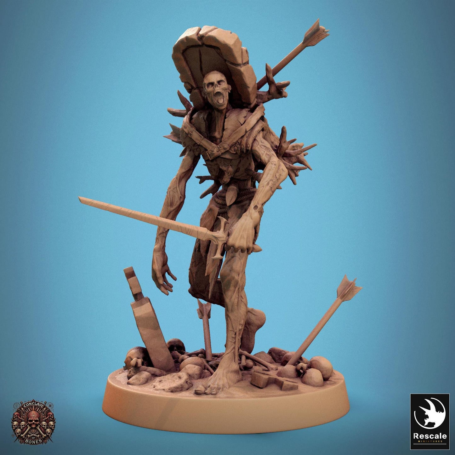 Zombies, Pack 4 | Aussie 3D Printed Miniatures and Terrain