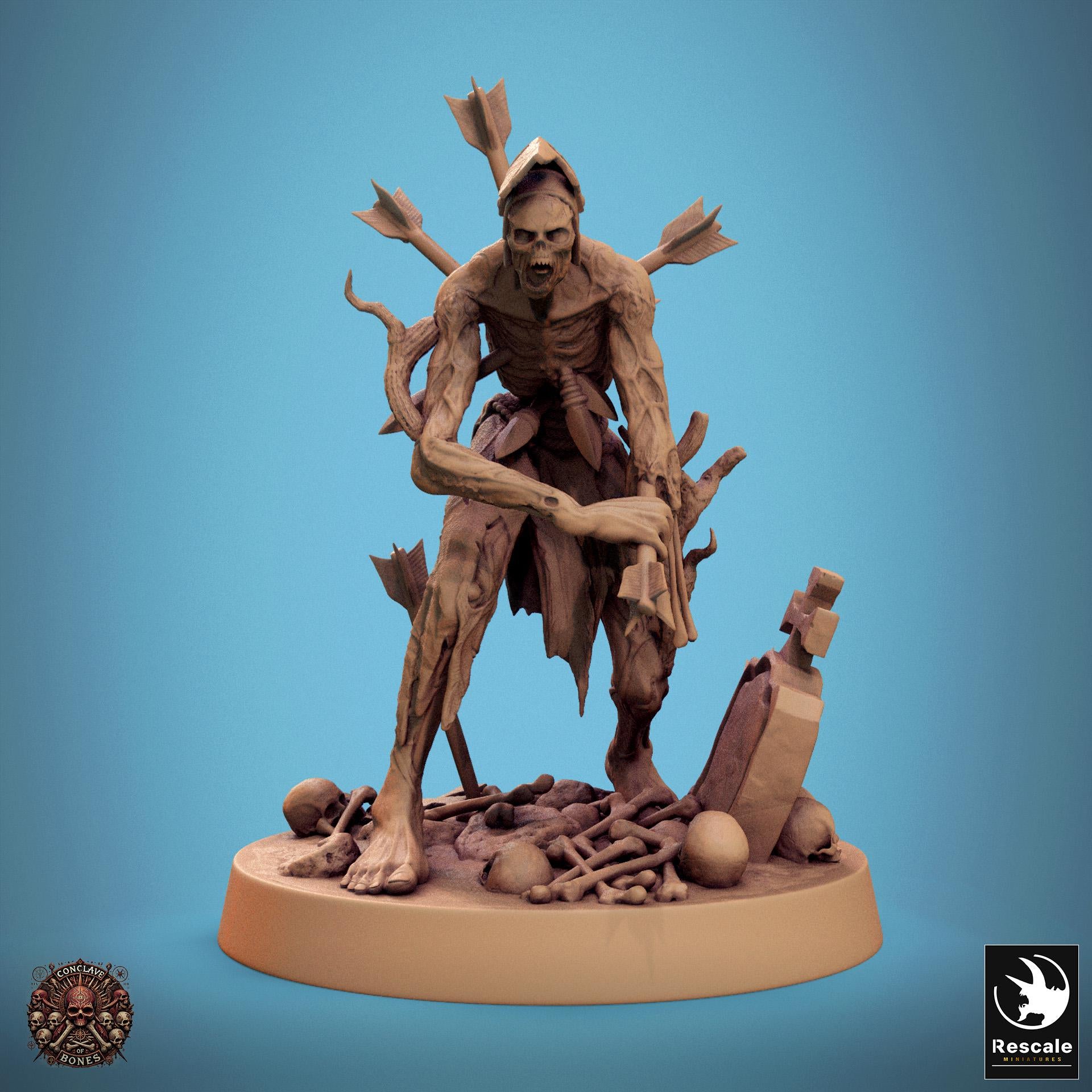 Zombies, Pack 4 | Aussie 3D Printed Miniatures and Terrain