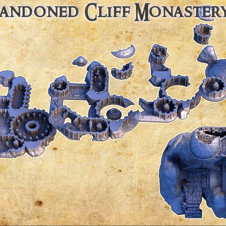 Abandoned Cliff Monastery | Aussie 3D Printed Miniatures and Terrain