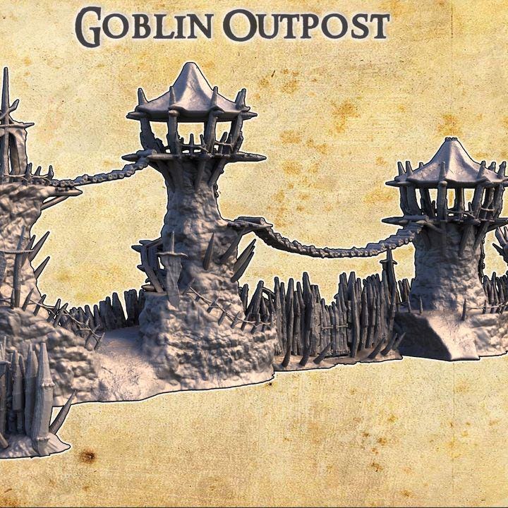 Goblin Outpost | Aussie 3D Printed Miniatures and Terrain