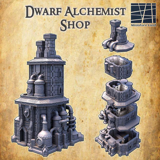Dwarven Alchemist | Aussie 3D Printed Miniatures and Terrain