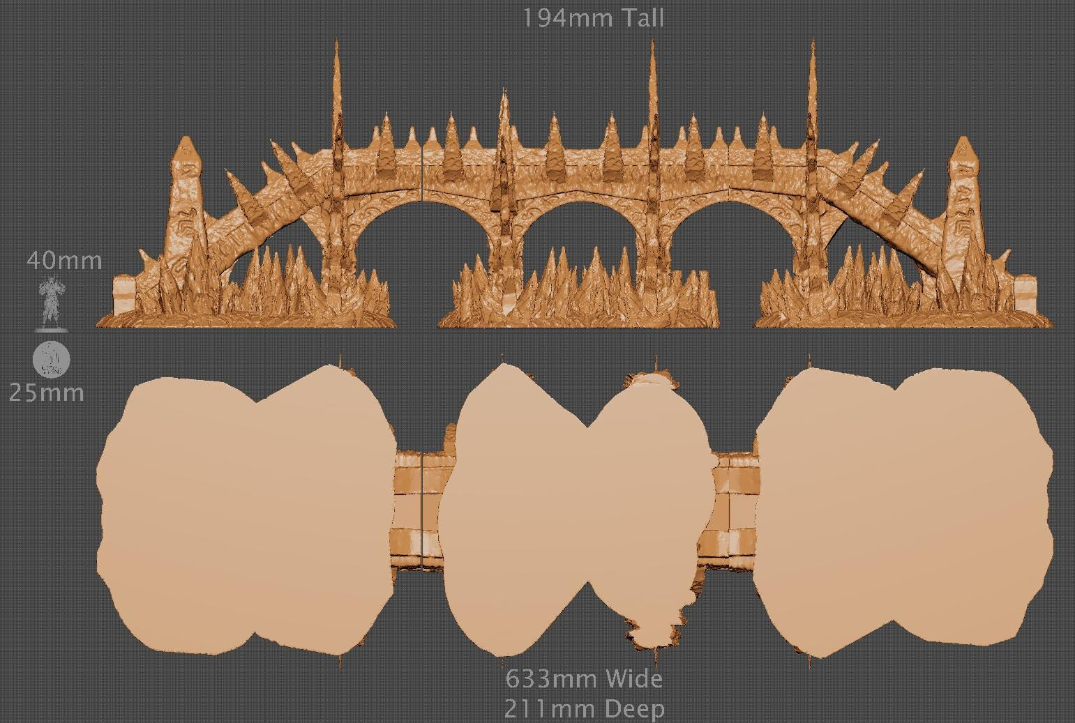 Chaos Bridge | Aussie 3D Printed Miniatures and Terrain
