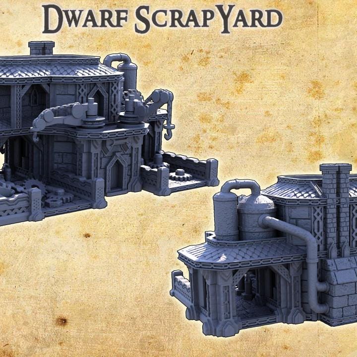 Dwarven Scrapyard | Aussie 3D Printed Miniatures and Terrain