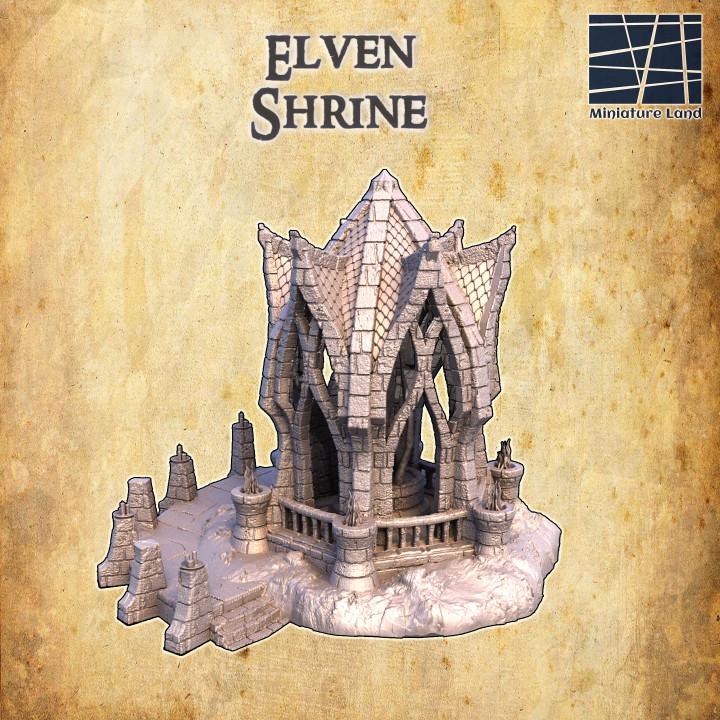 Elven Shrine | Aussie 3D Printed Miniatures and Terrain