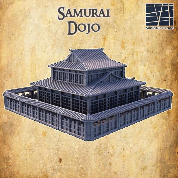 Samurai Dojo | Aussie 3D Printed Miniatures and Terrain