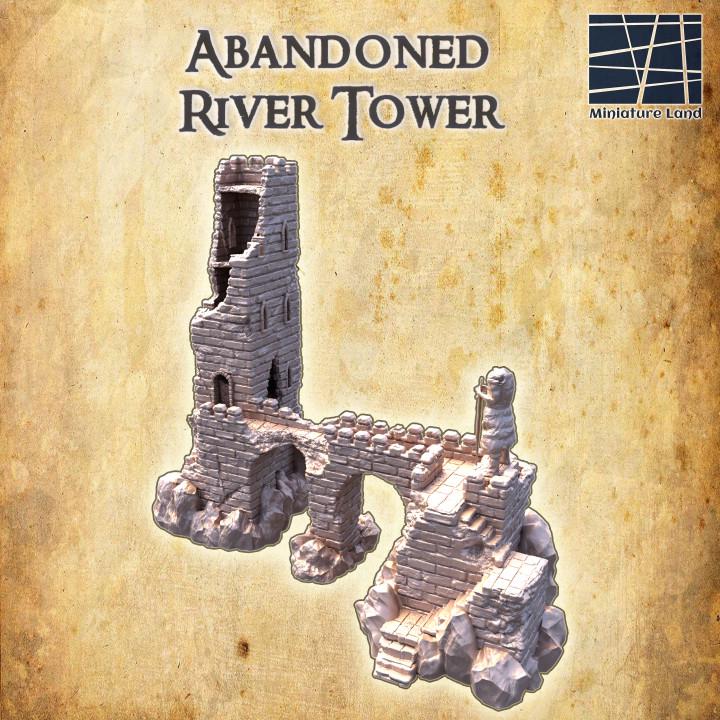 Abandoned River Tower | Aussie 3D Printed Miniatures and Terrain