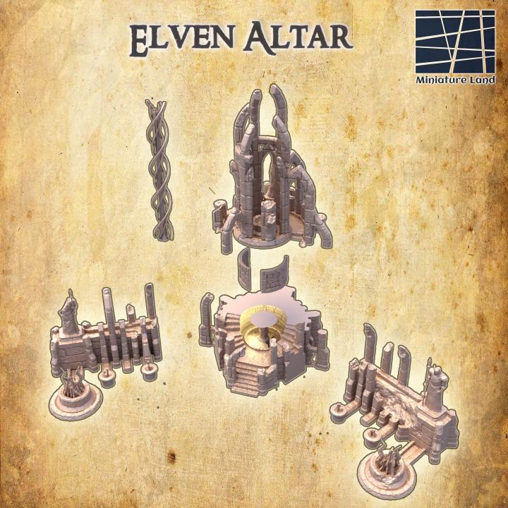 Elvish Altar | Aussie 3D Printed Miniatures and Terrain