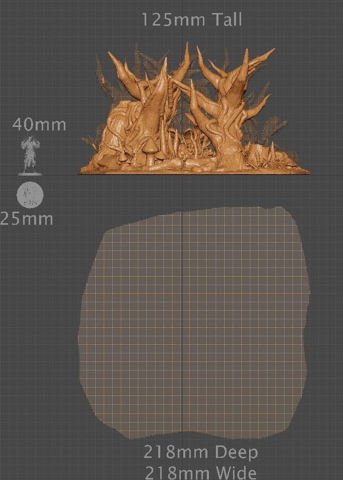 Forest Underground Entrance | Aussie 3D Printed Miniatures and Terrain