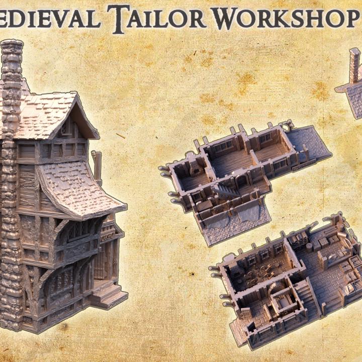 Medieval Tailor Workshop | Aussie 3D Printed Miniatures and Terrain