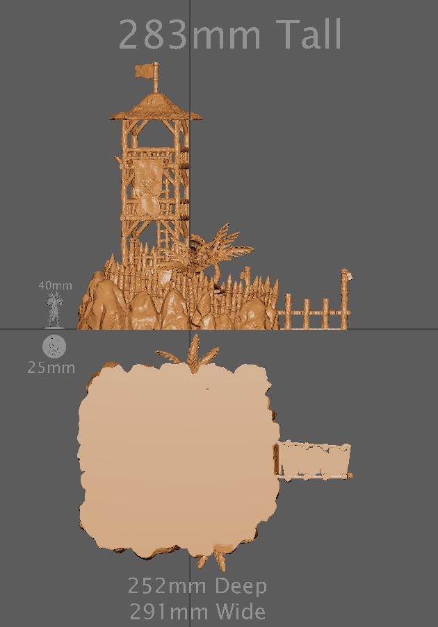 Pirate Watch Tower | Aussie 3D Printed Miniatures and Terrain