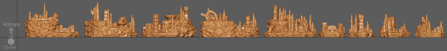 Underground Ruins | Aussie 3D Printed Miniatures and Terrain