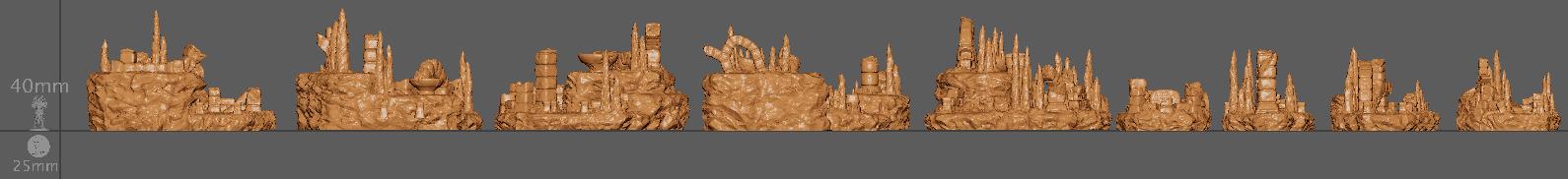 Underground Ruins | Aussie 3D Printed Miniatures and Terrain