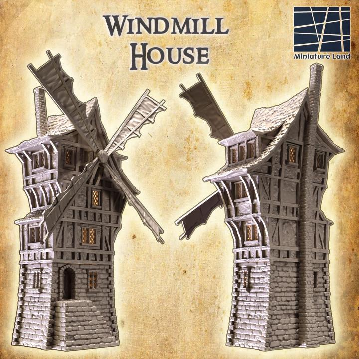 Windmill House | Aussie 3D Printed Miniatures and Terrain