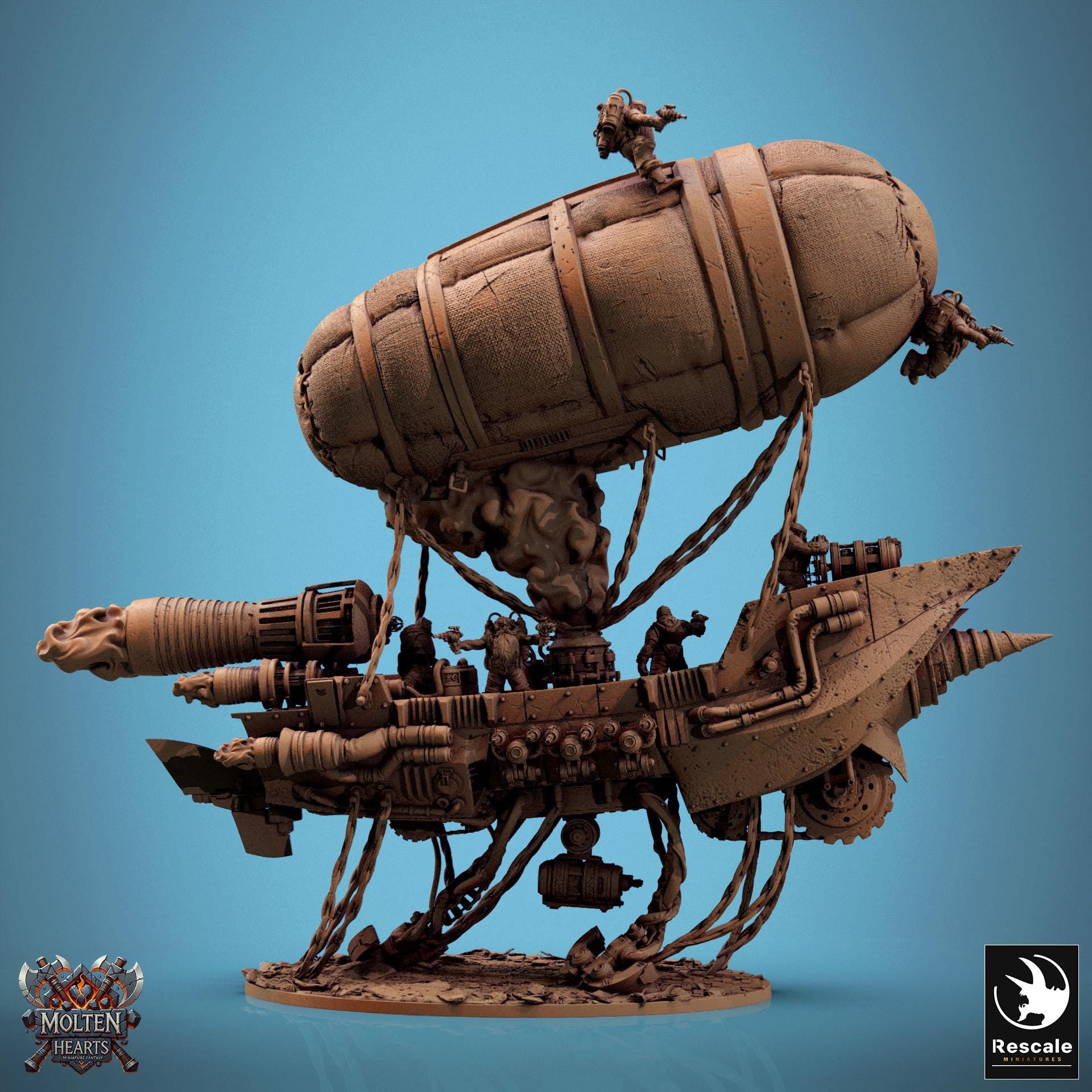 Drakarion Airship | Aussie 3D Printed Miniatures and Terrain