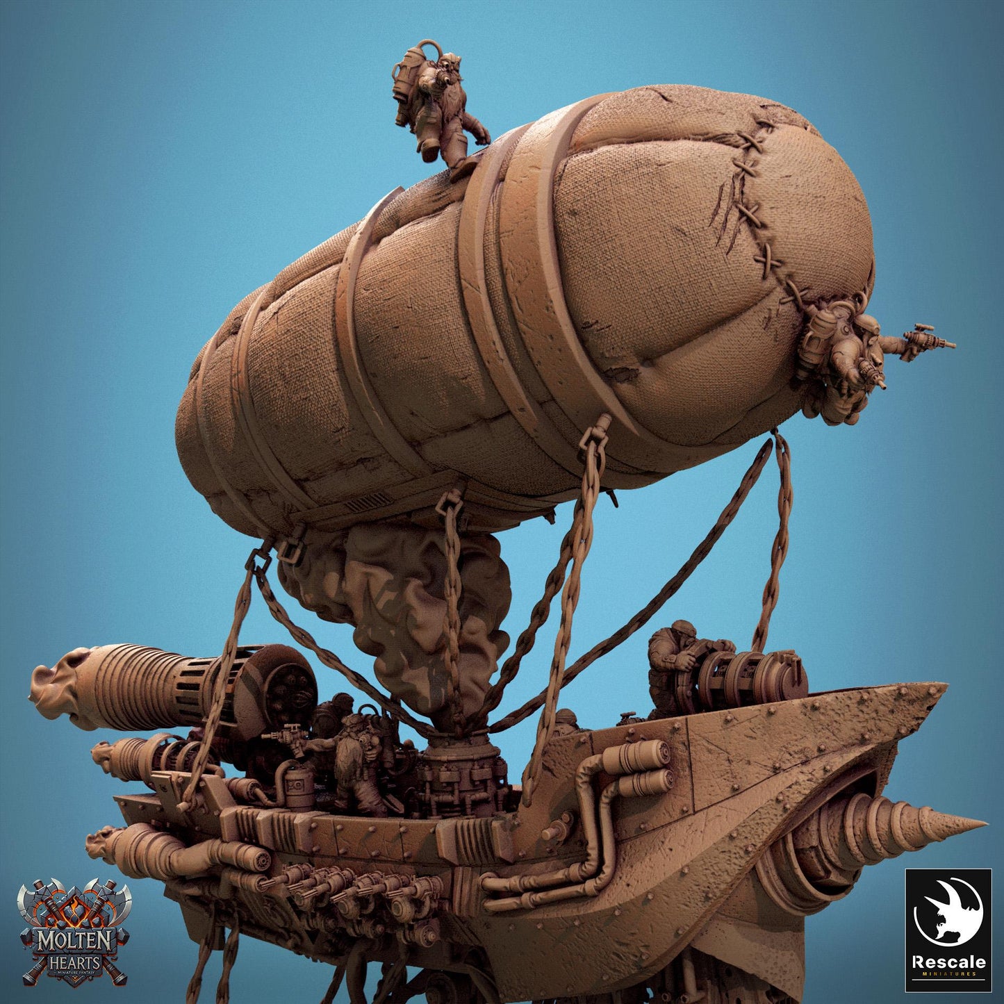 Drakarion Airship | Aussie 3D Printed Miniatures and Terrain
