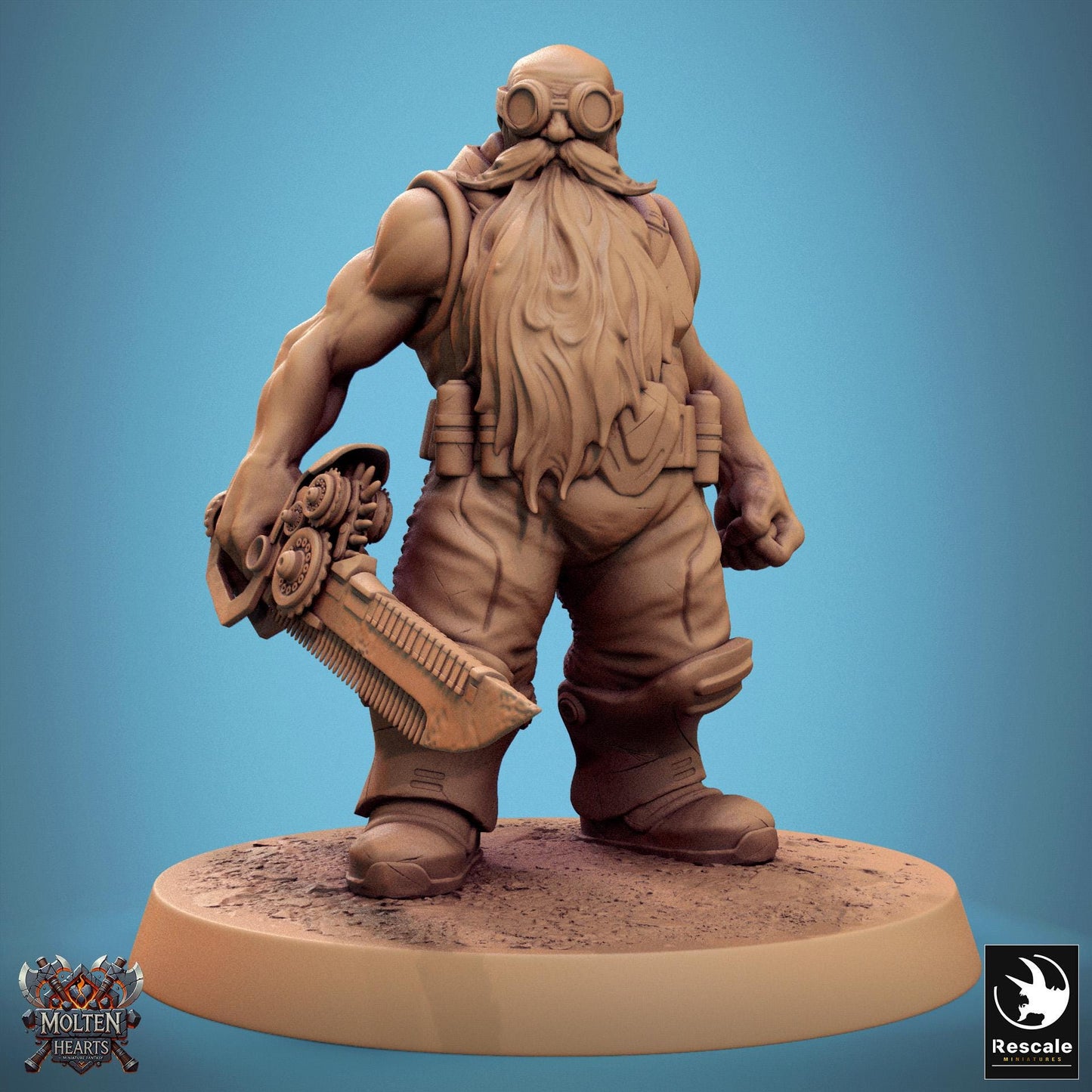 Dwarf Steampunk Soldiers, Pack 2 | Aussie 3D Printed Miniatures and Terrain