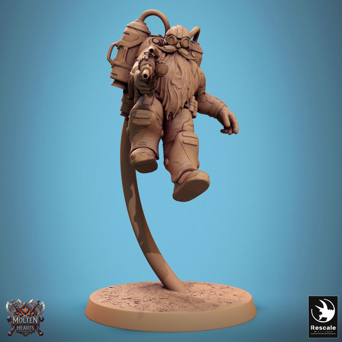 Dwarf Steampunk Soldiers, Pack 3 | Aussie 3D Printed Miniatures and Terrain
