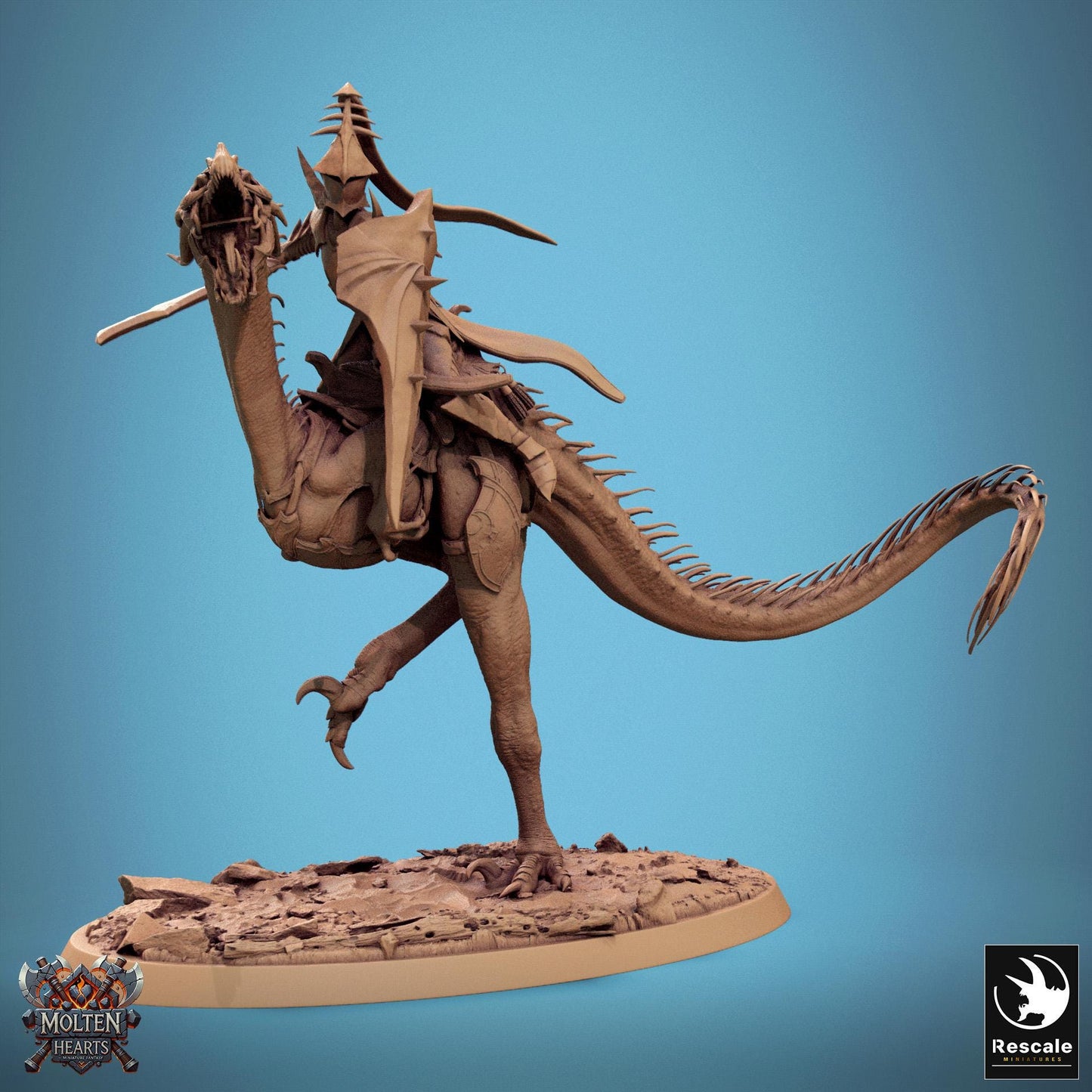 Velocisaurus Riders | Aussie 3D Printed Miniatures and Terrain
