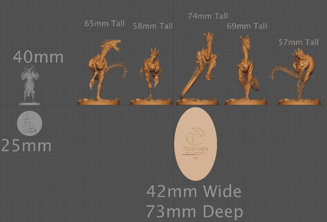 Velocisaurus Wild | Aussie 3D Printed Miniatures and Terrain