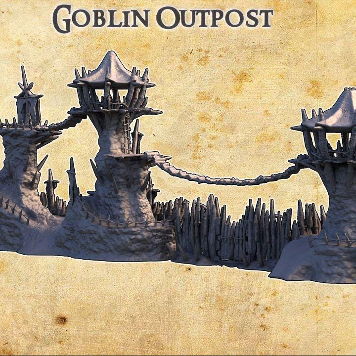 Goblin Outpost | Aussie 3D Printed Miniatures and Terrain