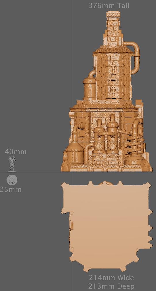 Dwarven Alchemist | Aussie 3D Printed Miniatures and Terrain