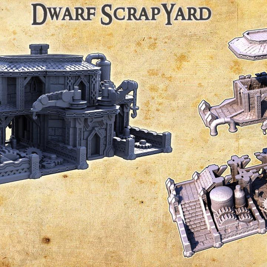 Dwarven Scrapyard | Aussie 3D Printed Miniatures and Terrain