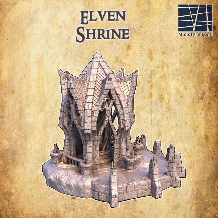 Elven Shrine | Aussie 3D Printed Miniatures and Terrain