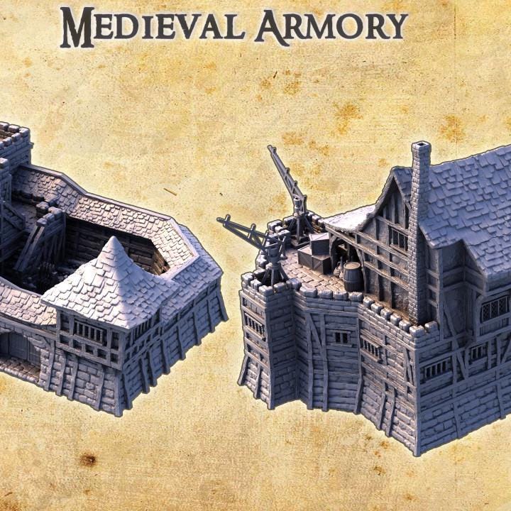 Medieval Armory | Aussie 3D Printed Miniatures and Terrain