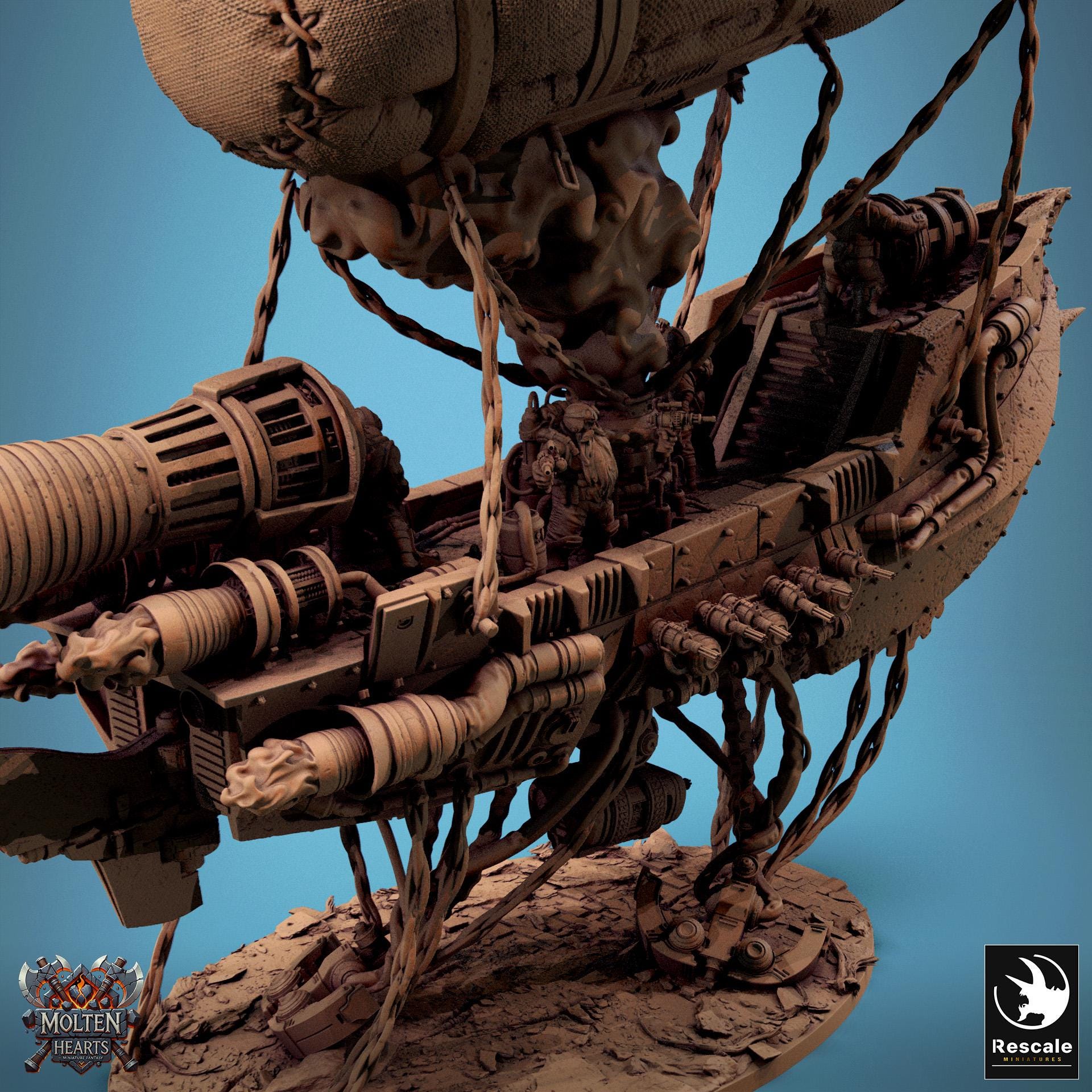 Drakarion Airship | Aussie 3D Printed Miniatures and Terrain