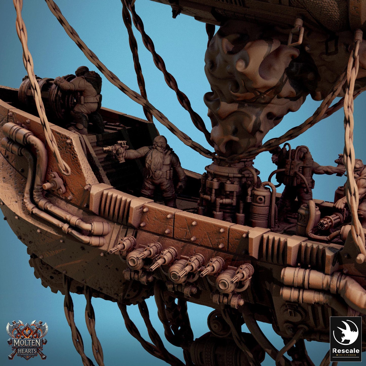 Drakarion Airship | Aussie 3D Printed Miniatures and Terrain