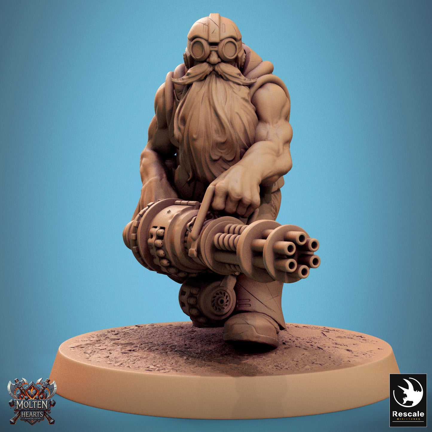Dwarf Steampunk Soldiers, Pack 1 | Aussie 3D Printed Miniatures and Terrain