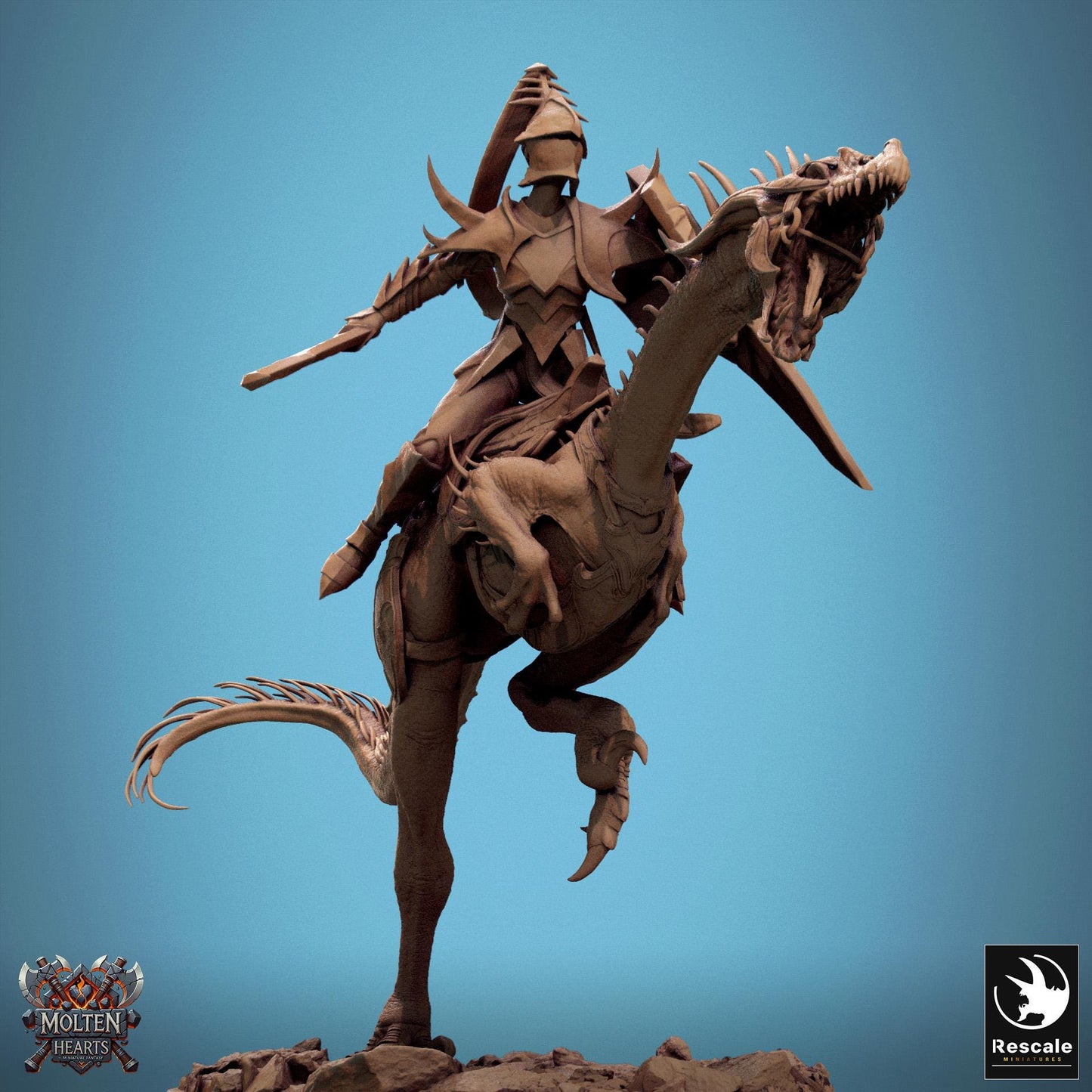 Velocisaurus Riders | Aussie 3D Printed Miniatures and Terrain