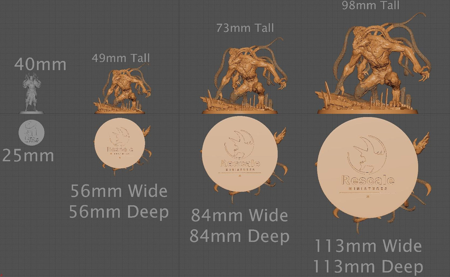 Draethon, The Monstrosity | Aussie 3D Printed Miniatures and Terrain