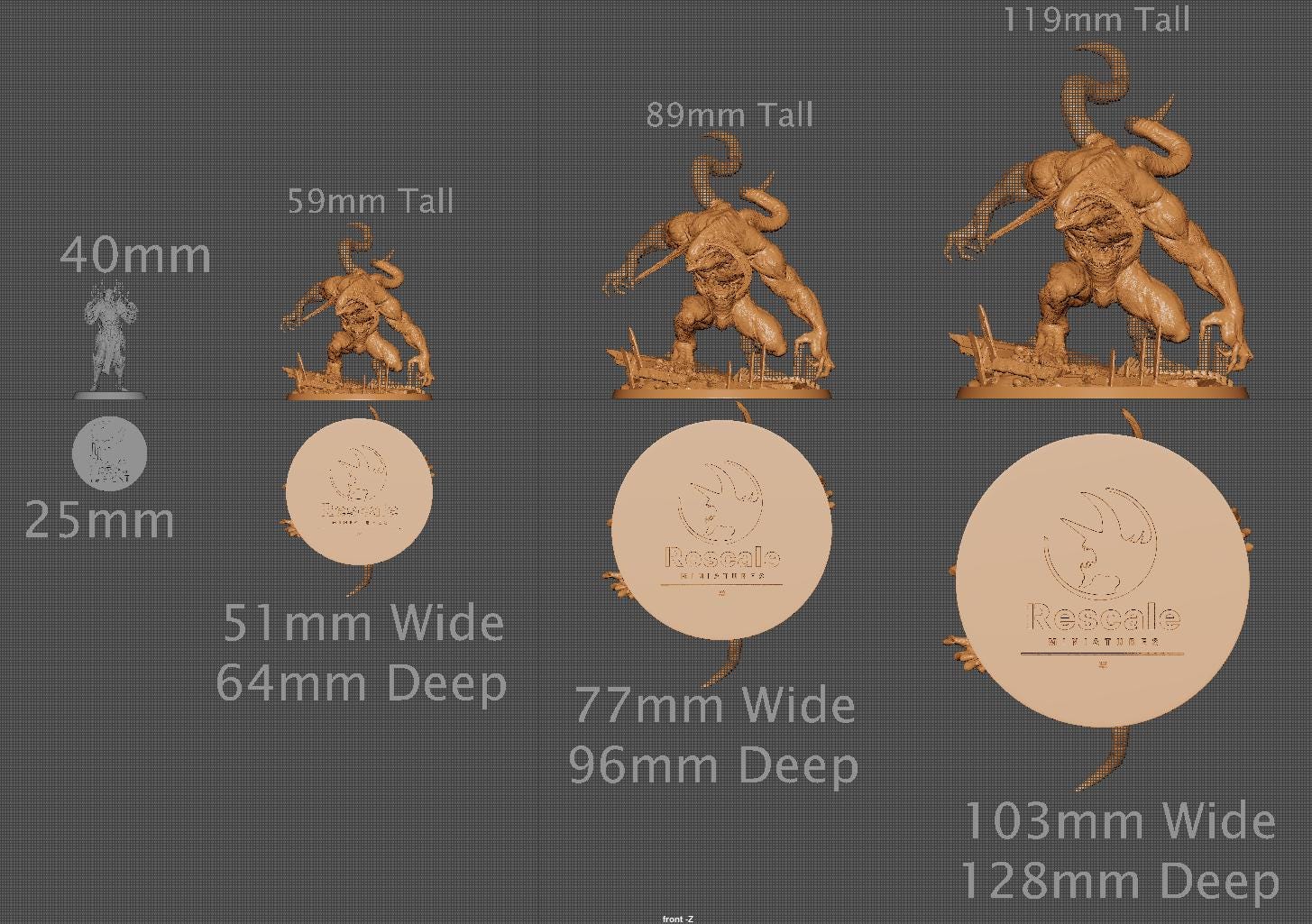 Malgorth, The Monstrosity | Aussie 3D Printed Miniatures and Terrain
