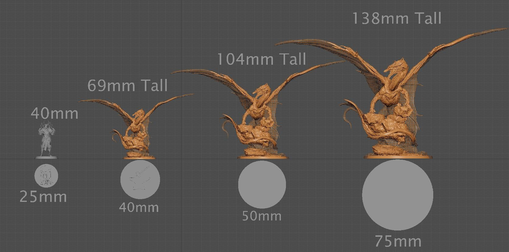 Copper Dragon, 2025 ver | Aussie 3D Printed Miniatures and Terrain