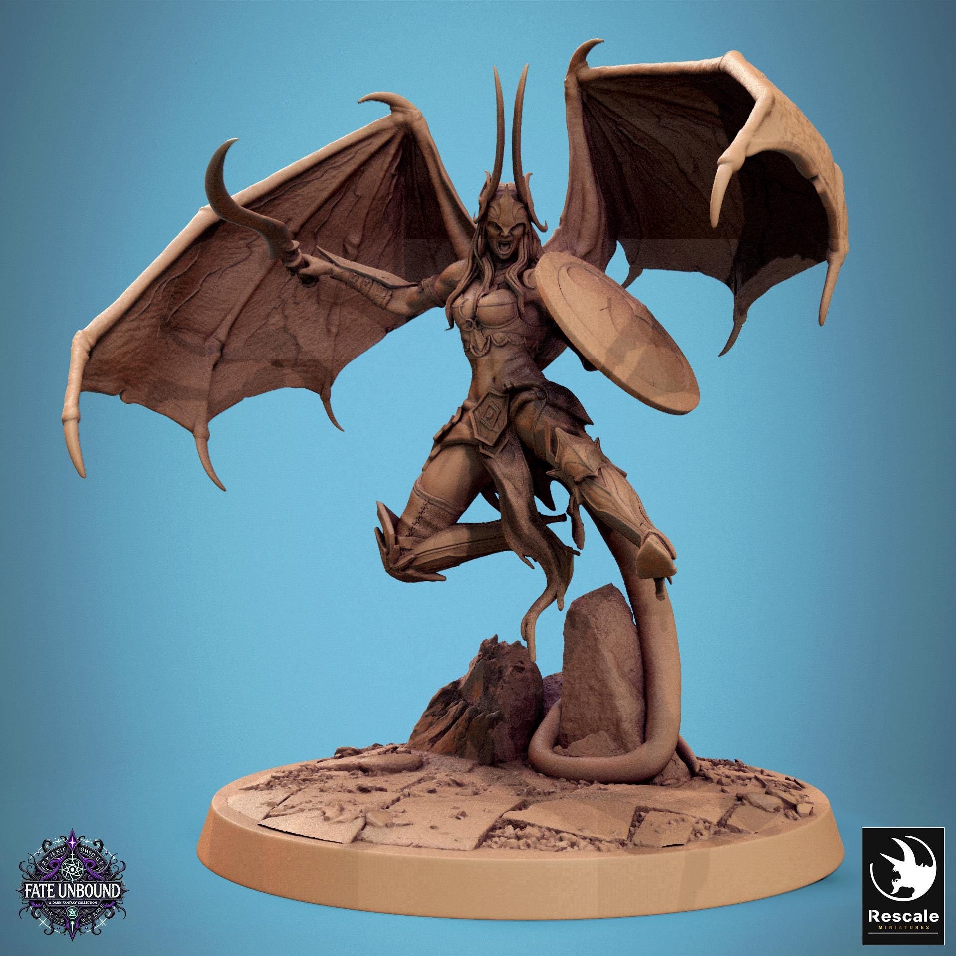 Female Cambions, Pack 2 | Aussie 3D Printed Miniatures and Terrain