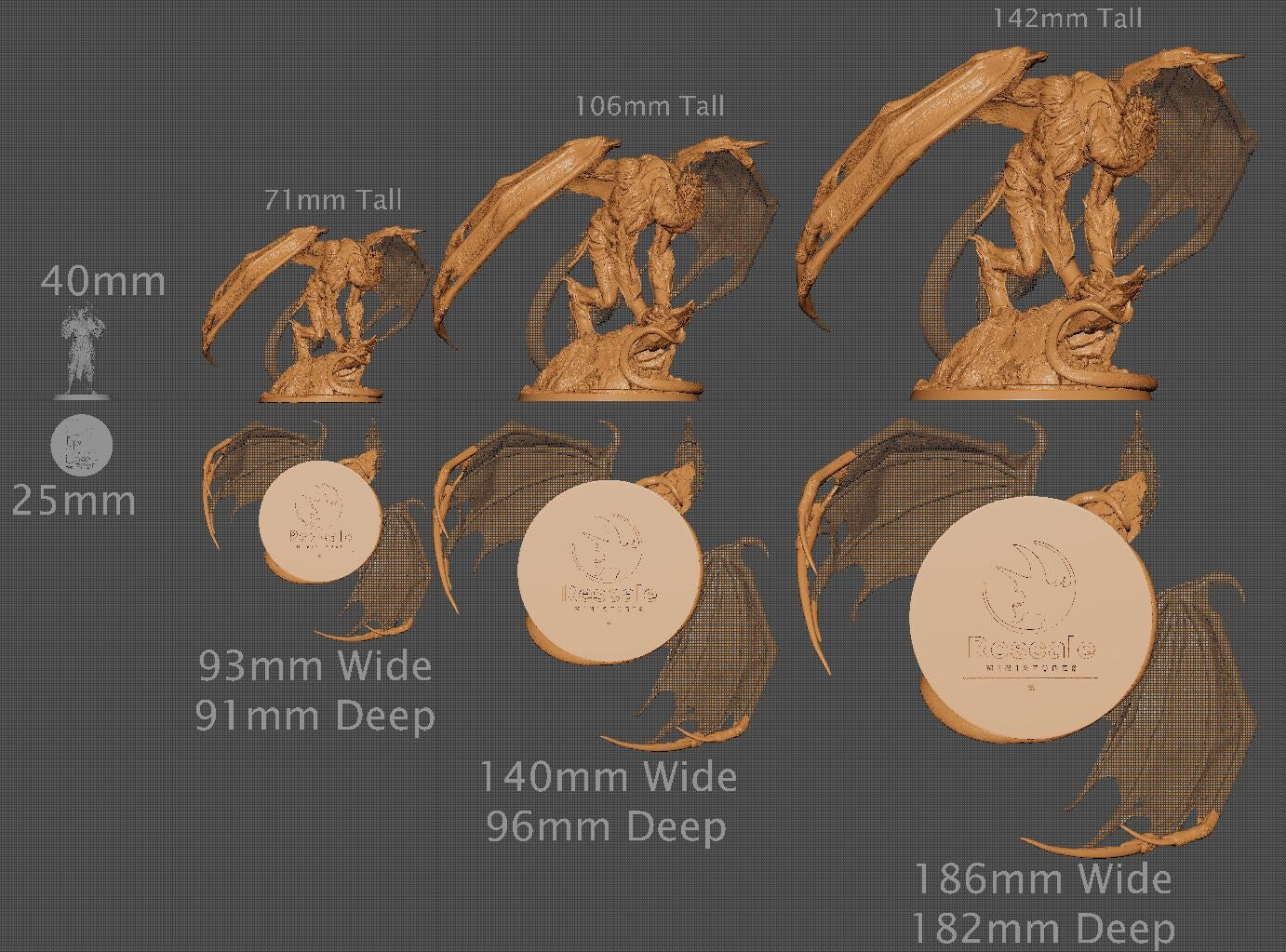 ZarKael, The Celestial Scourge | Aussie 3D Printed Miniatures and Terrain