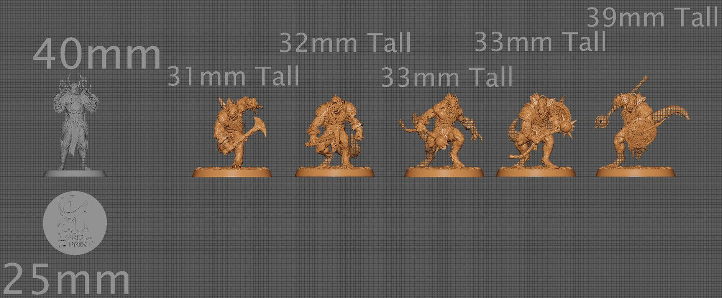 Warfang, Pack 1 | Aussie 3D Printed Miniatures and Terrain