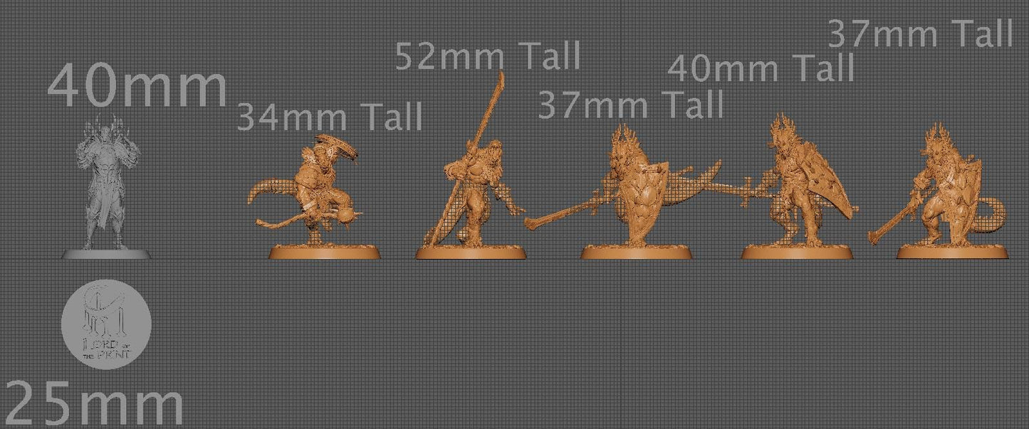 Warfang, Pack 2 | Aussie 3D Printed Miniatures and Terrain