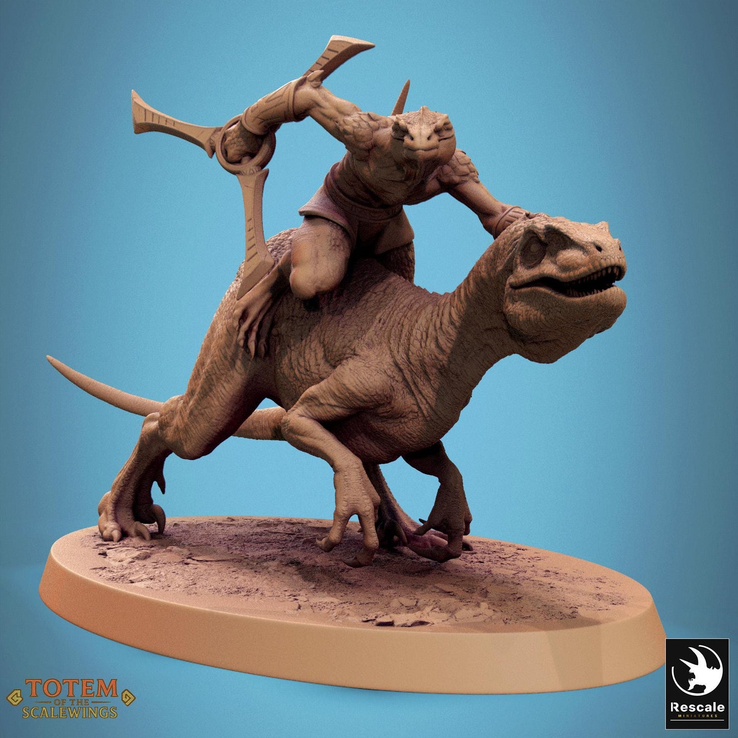 Velociraptor Riders | Aussie 3D Printed Miniatures and Terrain